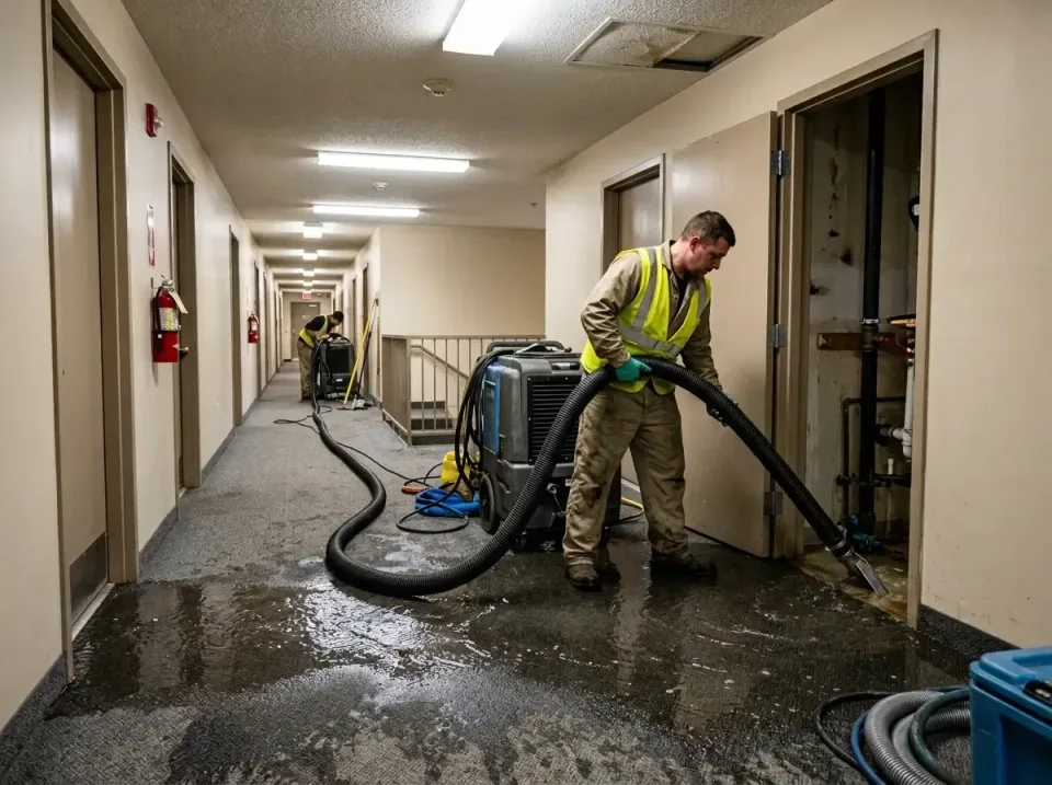 multi-unit-apartment-hallway-f-005 — frequently asked questions, Emergency Burst Pipe Water Extraction & Removal in Pleasure…